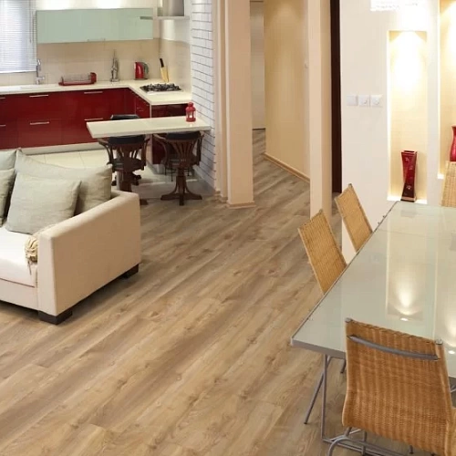 ДУБ НАТУРАЛЬНЫЙ МАКРО ЛАМИНАТ  KRONOTEX  MAMMUT ламинат для пола